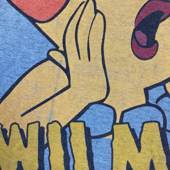 Vintage The Flintstones Wilma Shirt Mens L Blue 1993 Cartoon Promo 90s USA Tee - Picture 5 of 10